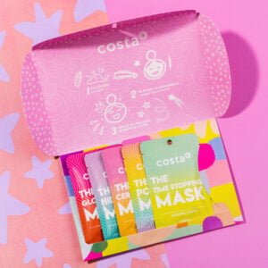 Costa Skincare - Sheet Mask Kit Mascarillas Faciales - 5 Unidades
